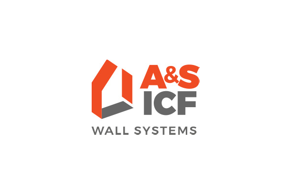 A&S ICF logo and branding design