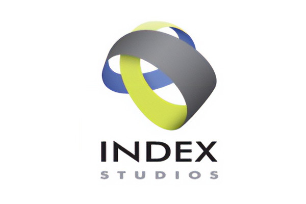 Index Studios logo and branding design