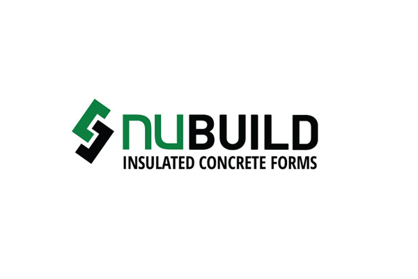 Nubuild concrete forms ICF logo and branding design