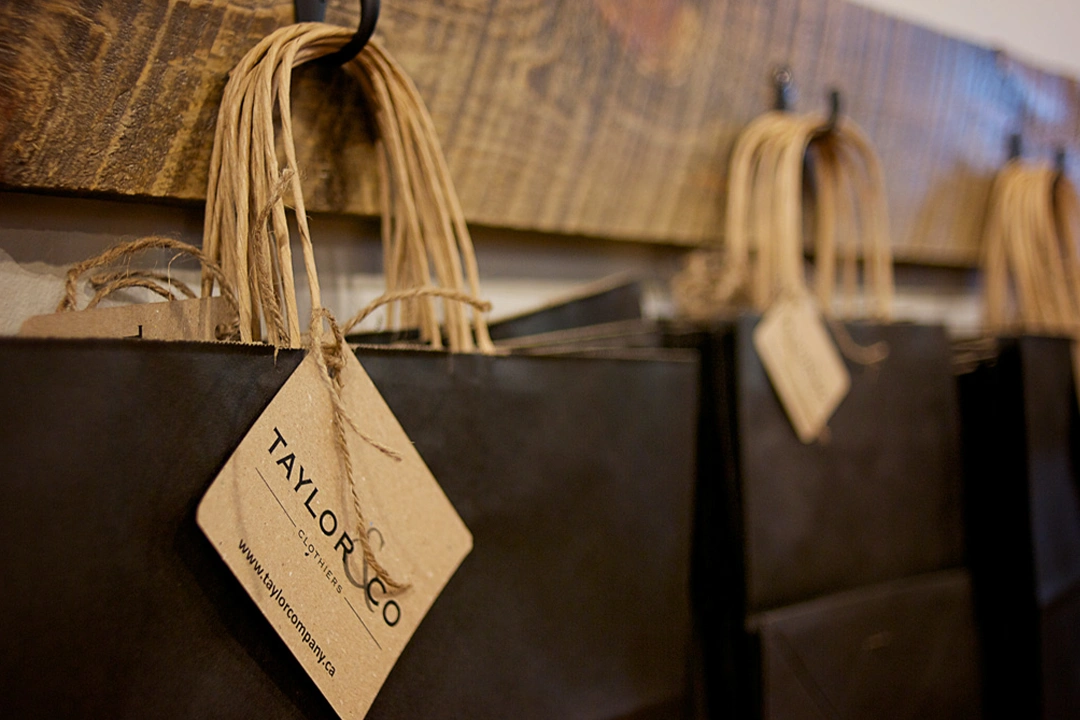 Taylor and Company merchandise labels